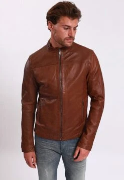 Lee Cooper Leren Jas - Cognac