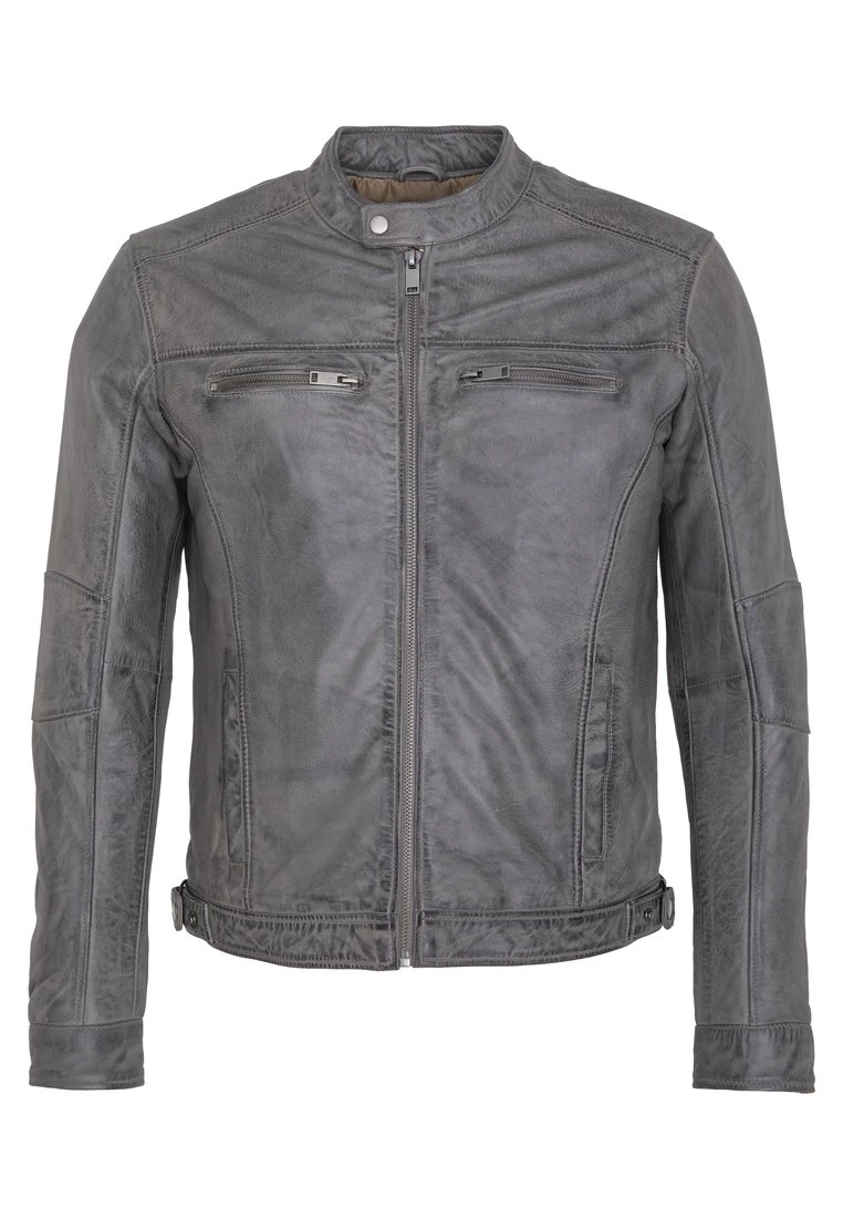 Lee Cooper Bryton - Leren Jas - Vintage Grey 3 Lee Cooper Bryton - Leren Jas - Vintage Grey