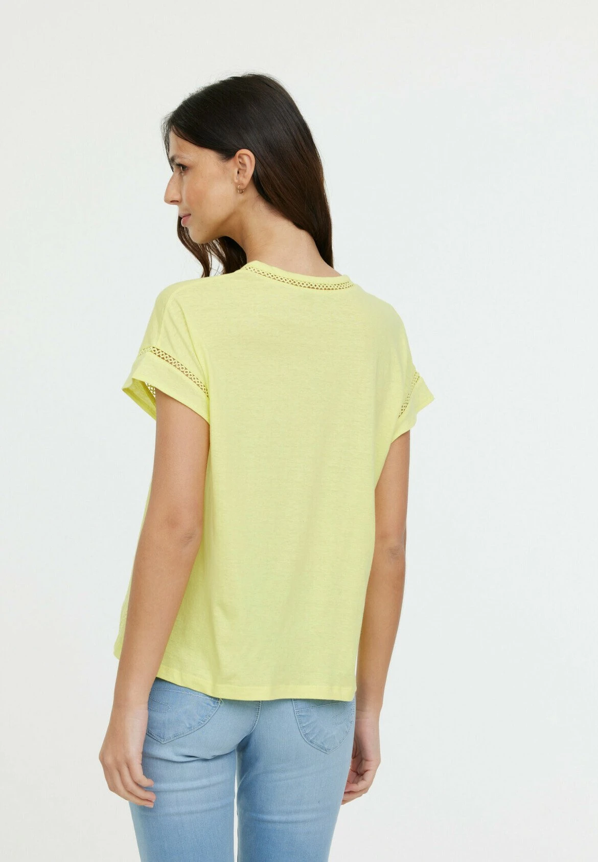 Lee Cooper Acana Mc - T-Shirt Print - Lemon 4 Lee Cooper Acana Mc - T-Shirt Print - Lemon - Afbeelding 2