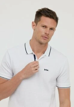 Lee Cooper Bezzi Mc - Poloshirt - Optic White -Lee Cooper 1550bb36992d4d06a1ed1c3818217a16