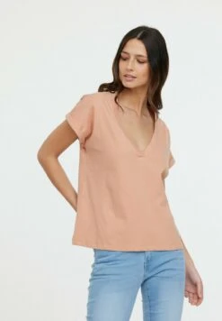 Lee Cooper Alys Mc - T-Shirt Basic - Terra -Lee Cooper 1fb85506a94740cfae1079800eaad751