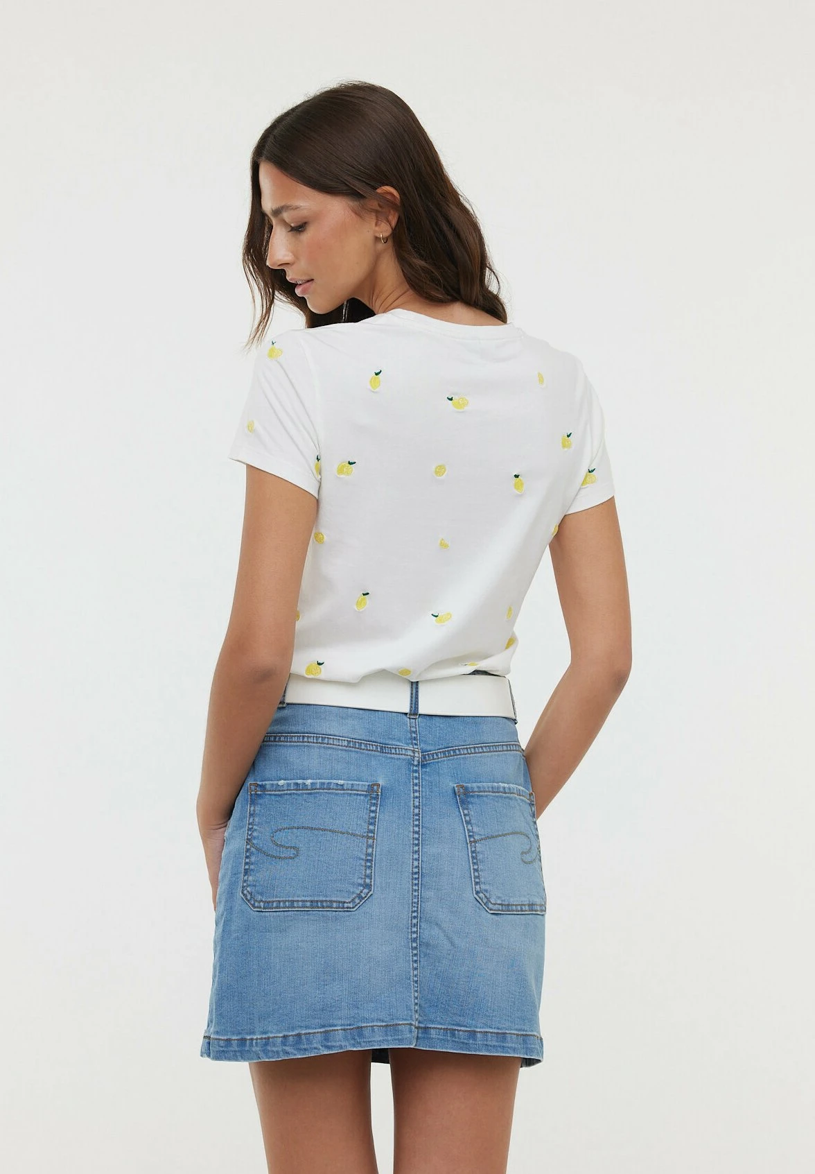 Lee Cooper Afita Mc - T-Shirt Print - Optic White 4 Lee Cooper Afita Mc - T-Shirt Print - Optic White - Afbeelding 2