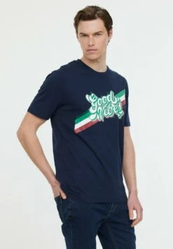 Lee Cooper Azzip Mc - T-Shirt Print - Navy -Lee Cooper 3c8e138a4d234778a2fa95497b409609