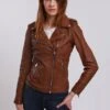 Lee Cooper Bella - Leren Jas - Cognac 1 Lee Cooper Bella - Leren Jas - Cognac -Lee Cooper 47fd3ff32b634bb0bbf74c09bdddd6b2
