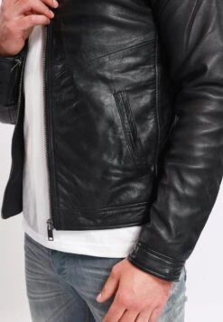 Lee Cooper Buglem - Imitatieleren Jas - Black -Lee Cooper 4aad462261004ef3a85392aee7a90aeb