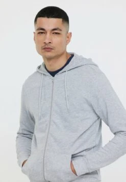 Lee Cooper Etienne - Sweater Met Rits - Gris Chiné -Lee Cooper 4e940eba0c0049cb9bc2732da14265da