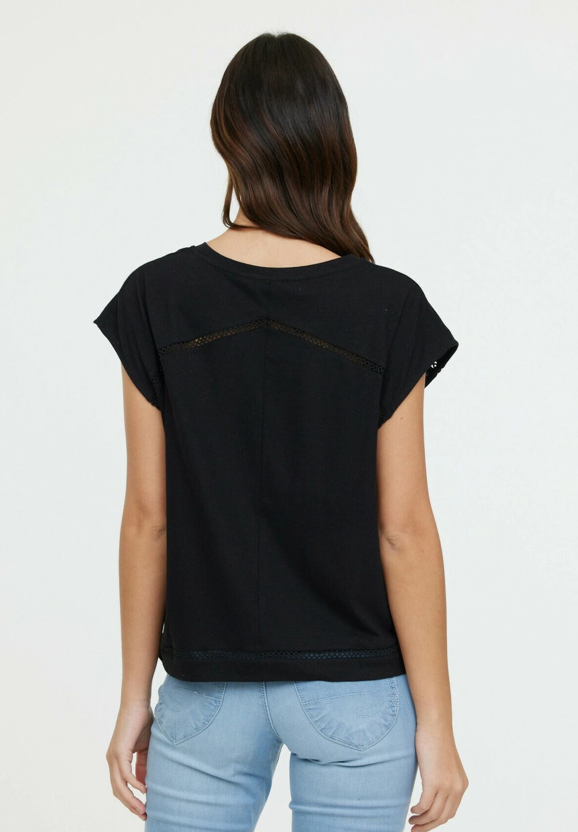 Lee Cooper Aniele Sm - T-Shirt Print - Black 4 Lee Cooper Aniele Sm - T-Shirt Print - Black - Afbeelding 2