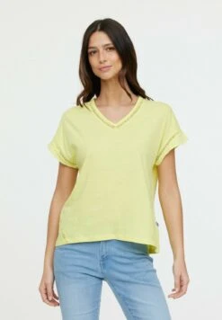 Lee Cooper Acana Mc - T-Shirt Print - Lemon