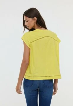 Lee Cooper Aniele Sm - T-Shirt Print - Lemon -Lee Cooper 57c4c1b77b1e47a69a76f9a0d099425d