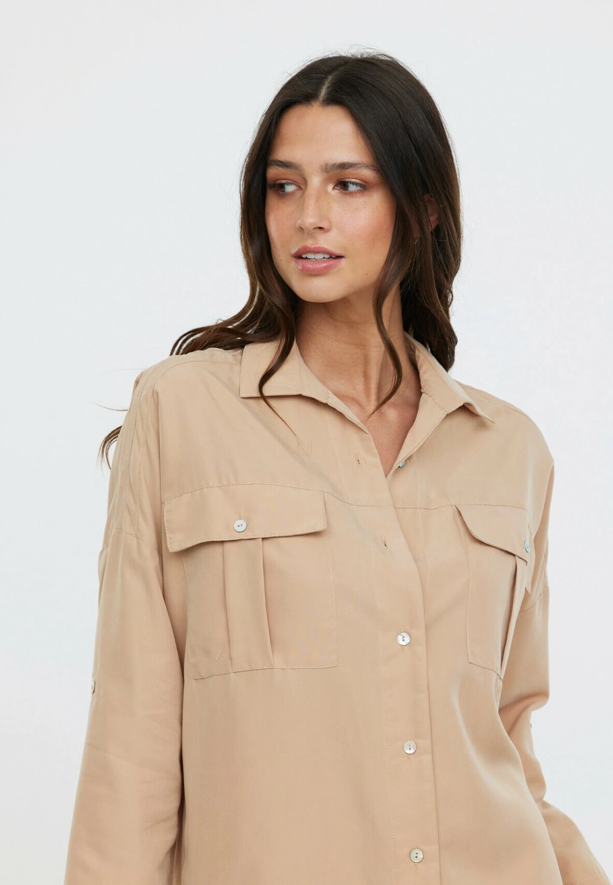 Lee Cooper Lilas M - Blousejurk - Baby Beige 6 Lee Cooper Lilas M - Blousejurk - Baby Beige - Afbeelding 4