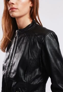 Lee Cooper Brianne - Leren Jas - Black -Lee Cooper 625025e404fe4517b7df979cfe3c3053