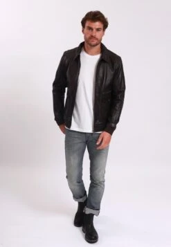 Lee Cooper Bernard - Leren Jas - Brown -Lee Cooper 7510108479674017bd13b771b9589dbc