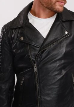 Lee Cooper Balain - Leren Jas - Black -Lee Cooper 758cb3ecc2314f9c8029dc9038d3fbaa