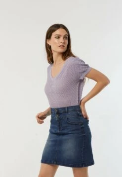 Lee Cooper Poka - Minirok - Medium Blue Brushed -Lee Cooper 8184b6b527cc4b55a1383af62d9e6a5b