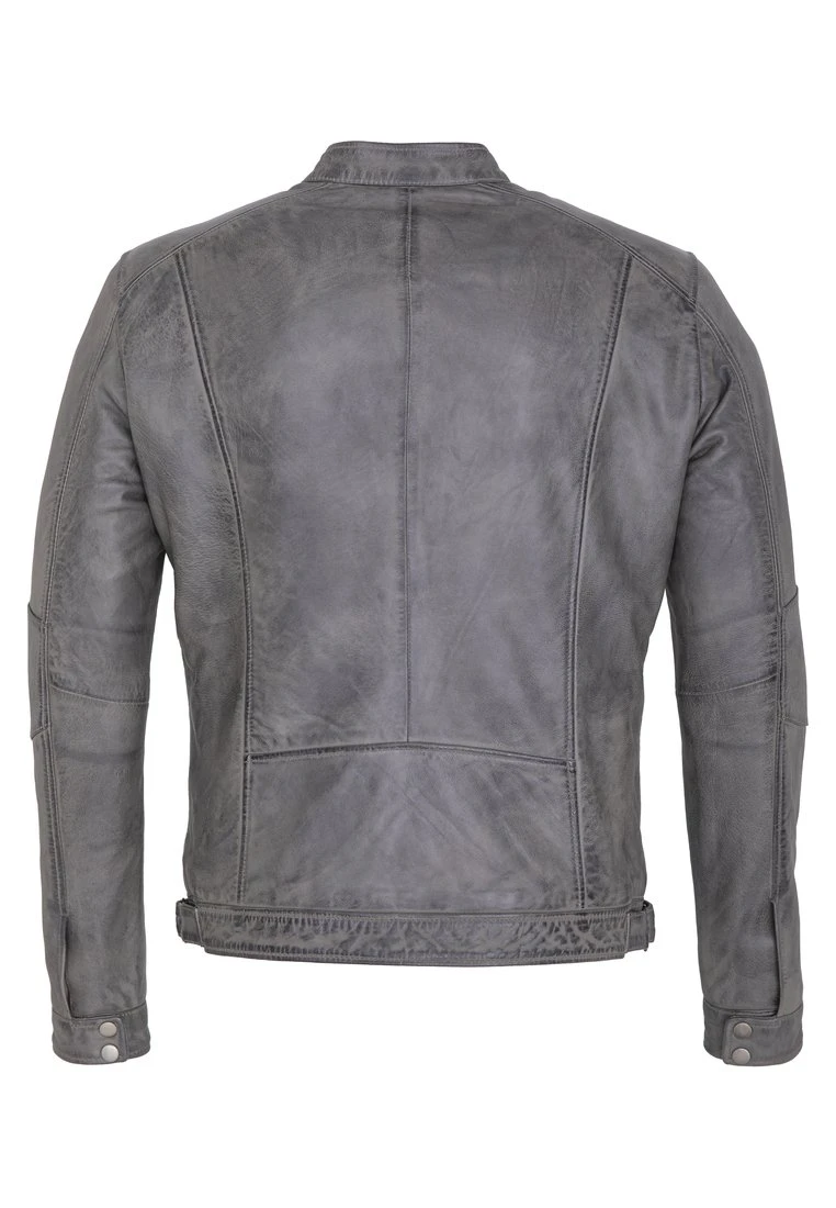 Lee Cooper Bryton - Leren Jas - Vintage Grey 4 Lee Cooper Bryton - Leren Jas - Vintage Grey - Afbeelding 2