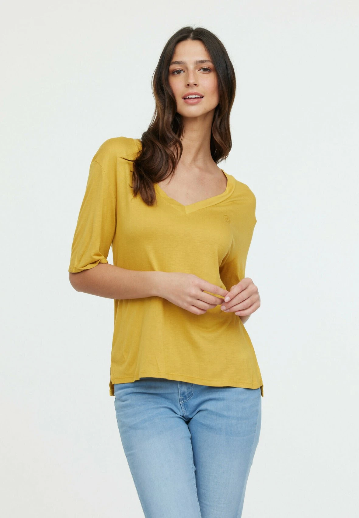 Lee Cooper Adouna M - T-Shirt Basic - Golden Curry 3 Lee Cooper Adouna M - T-Shirt Basic - Golden Curry