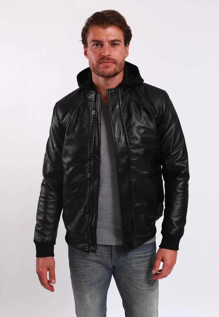 Lee Cooper Benedeton - Leren Jas - Black 3 Lee Cooper Benedeton - Leren Jas - Black