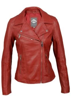 Lee Cooper Bonnie - Leren Jas - Red