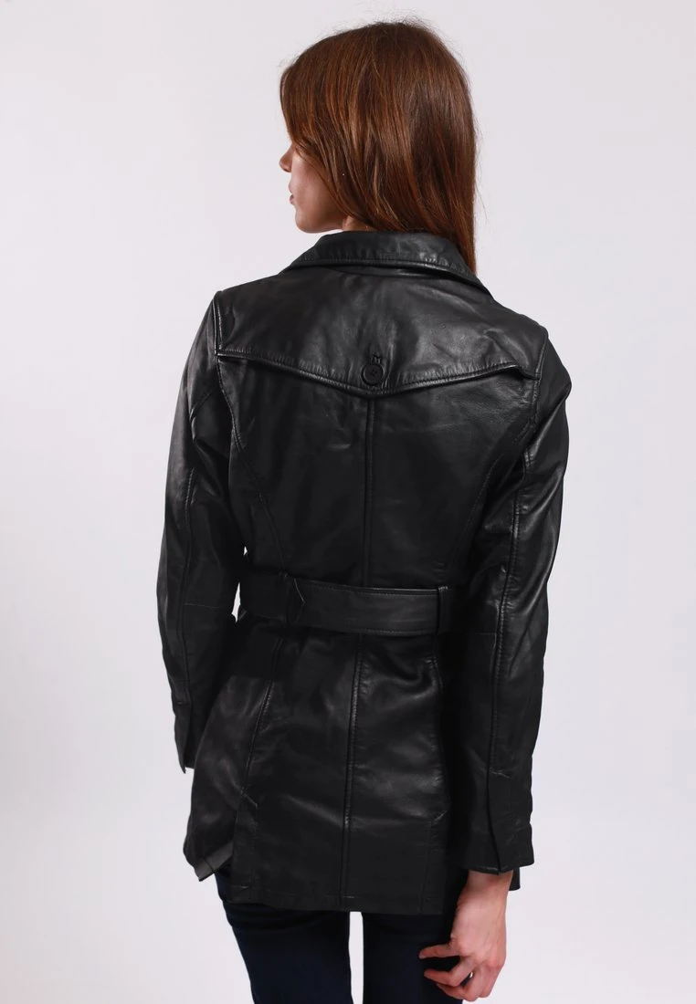 Lee Cooper Beatriz - Leren Jas - Black 5 Lee Cooper Beatriz - Leren Jas - Black - Afbeelding 3