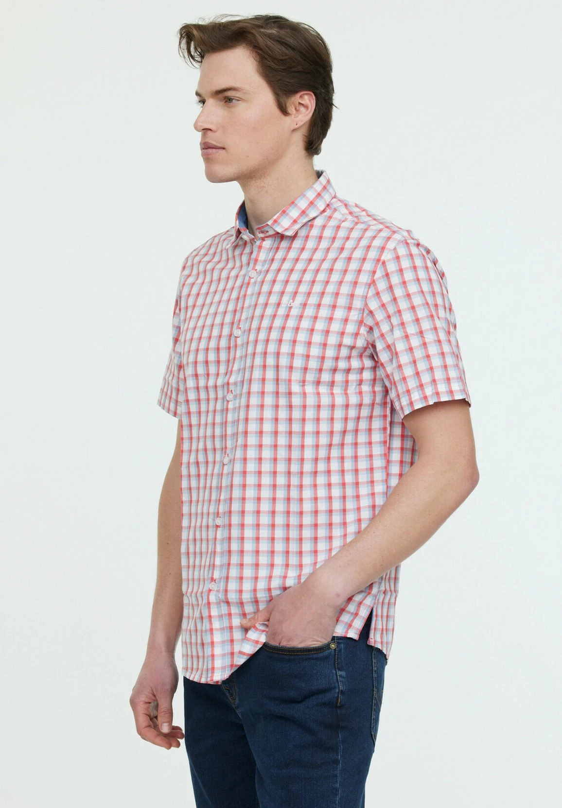 Lee Cooper Doxou Mc - Overhemd - Mandarine 6 Lee Cooper Doxou Mc - Overhemd - Mandarine - Afbeelding 4