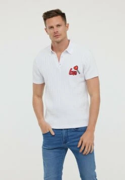 Lee Cooper Bacci Mc - Poloshirt - Optic White