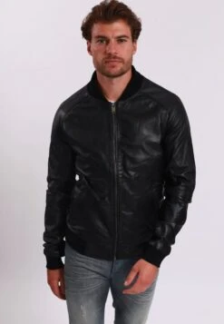 Lee Cooper Boyan - Leren Jas - Black