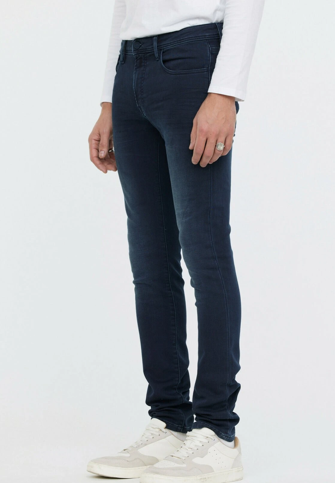 Lee Cooper Slim Fit Jeans - Dark Blue Brushed 6 Lee Cooper Slim Fit Jeans - Dark Blue Brushed - Afbeelding 4
