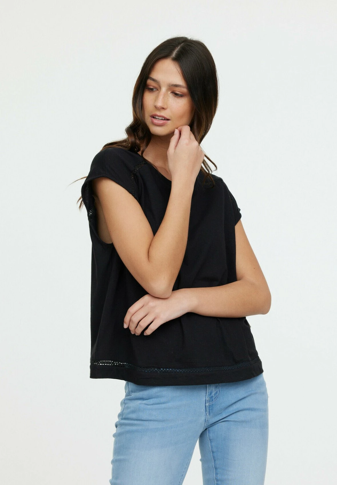 Lee Cooper Aniele Sm - T-Shirt Print - Black 6 Lee Cooper Aniele Sm - T-Shirt Print - Black - Afbeelding 4