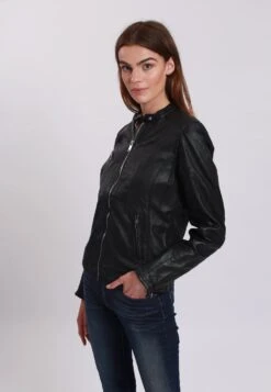 Lee Cooper Bianca - Leren Jas - Black