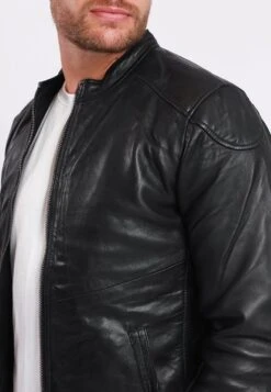 Lee Cooper Buglem - Imitatieleren Jas - Black -Lee Cooper ff15d438749443b39ceadb69396667c3